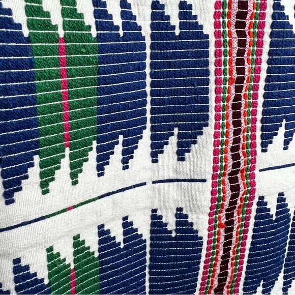 Adelyn Rae Asymmetrical Cutout Dress tribal Boho white lined dress, size Small - Picture 10 of 16